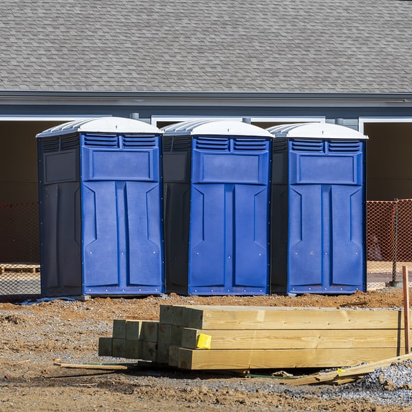 do you offer hand sanitizer dispensers inside the portable toilets in Lamont